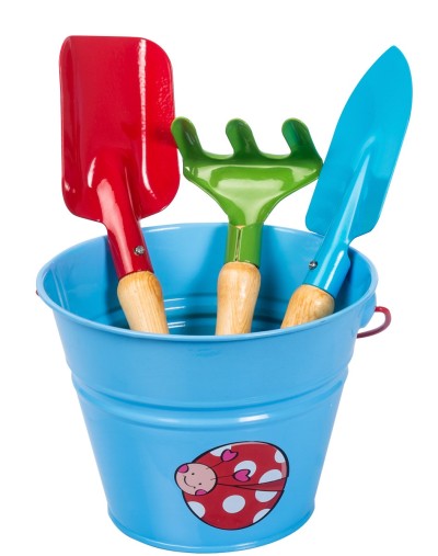 סט כלים לגינה לילדים צבע כחול