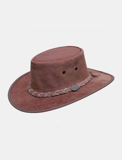 כובע בוקרים רחב שוליים ברמה מעור קנגורו Barmah